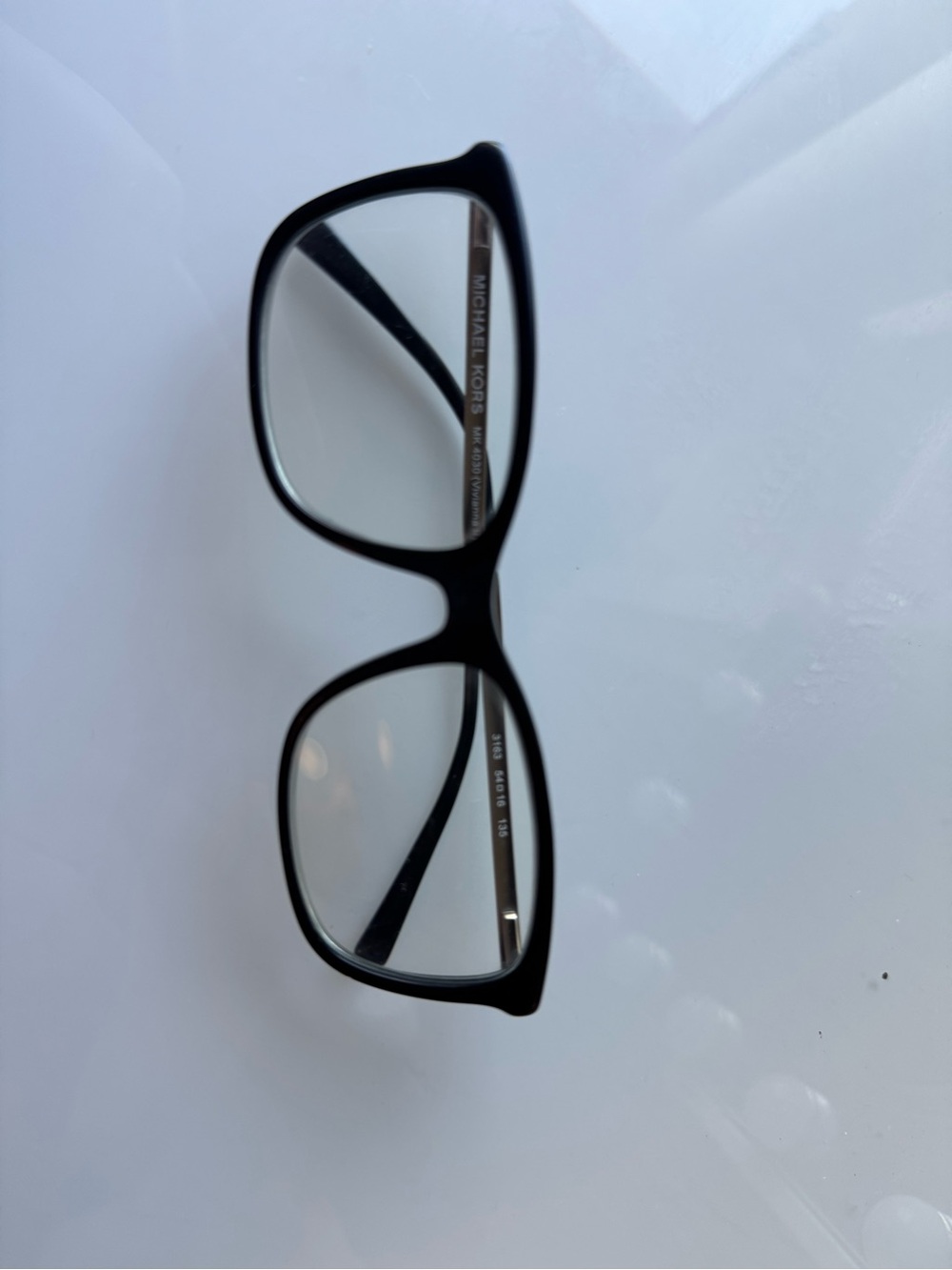 Michael Kors Black Oversized Square Eyeglass Frames